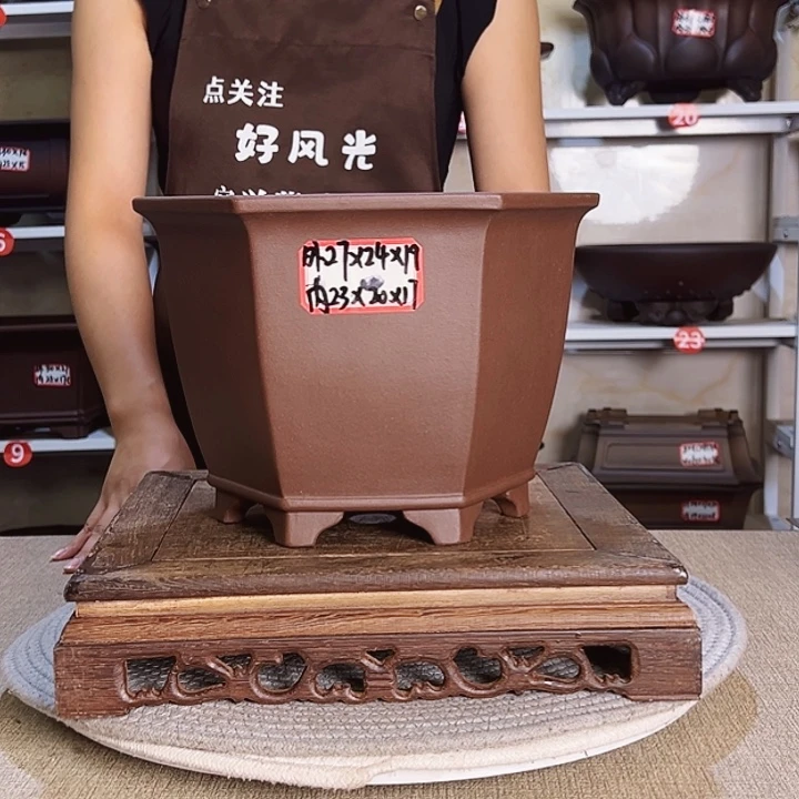 紫砂花盆紫砂花盆