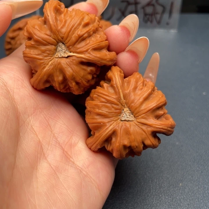齐***楠文玩核桃吊坠白狮子