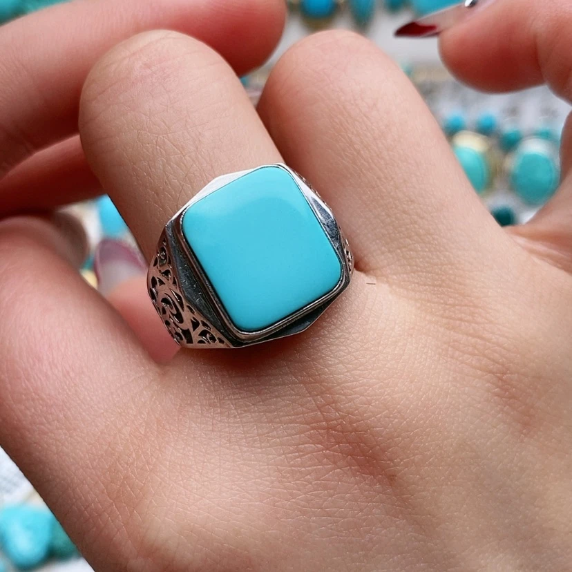 【闪购商品】绿松石珠宝奇石银S925镶嵌