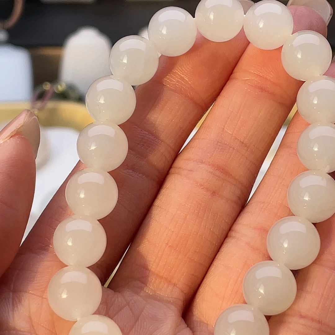 和田玉未镶嵌手串