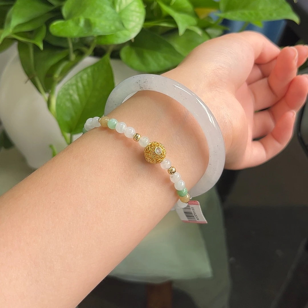 翡翠未镶嵌手镯57-58