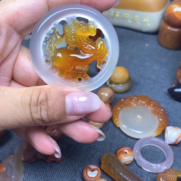 玛瑙/玉髓手链未镶嵌