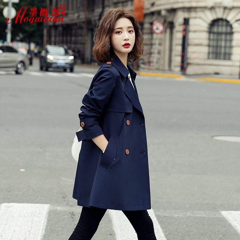 短款风衣女2025春季新款法式复古设计感宽松小个子高级感大衣外套