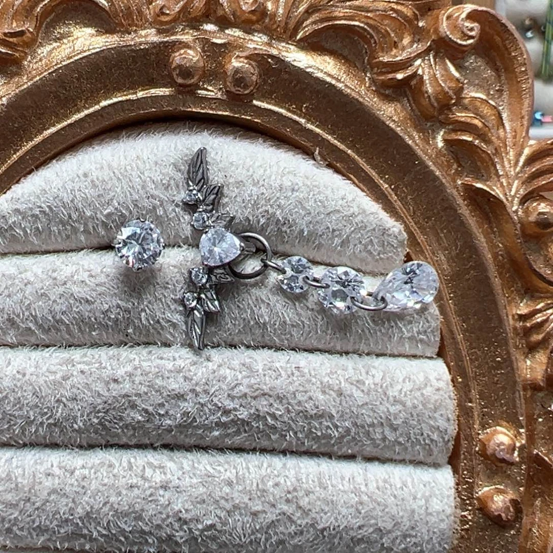 钛合金合金2号天使之泪马蹄环