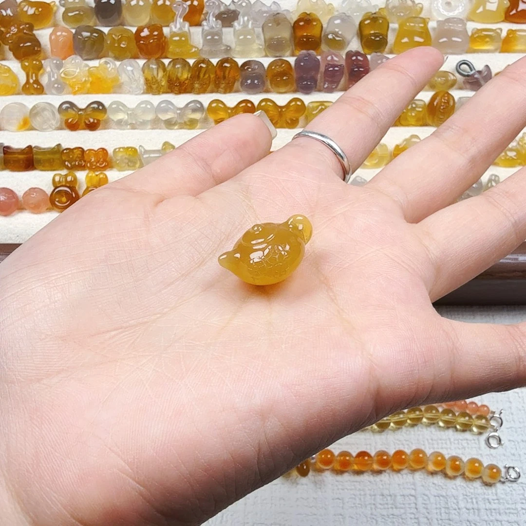 玛瑙/玉髓颈饰合金