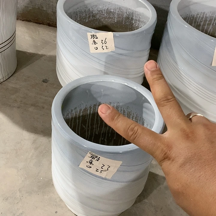 【闪购商品】陶瓷花盆默认微瑕