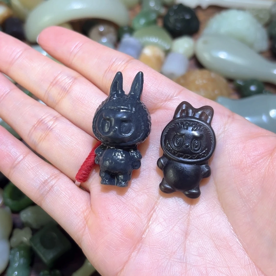 ^***^和田玉未镶嵌珠宝半成品