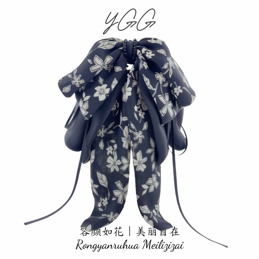 【Y·GG】【黛花逸韵】原创设计原单正品韩版高级轻奢马尾夹