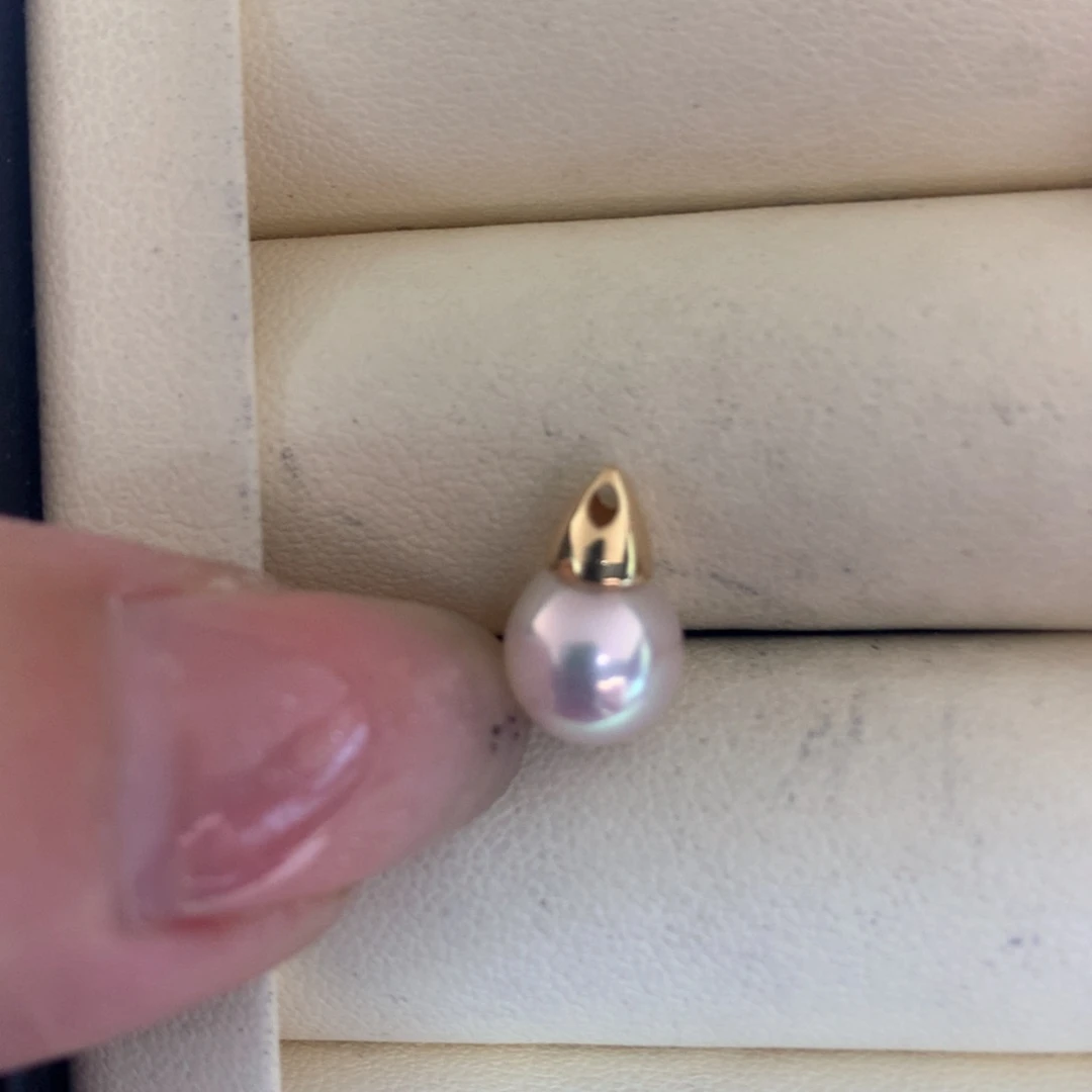 海水珍珠18K金镶嵌颈饰