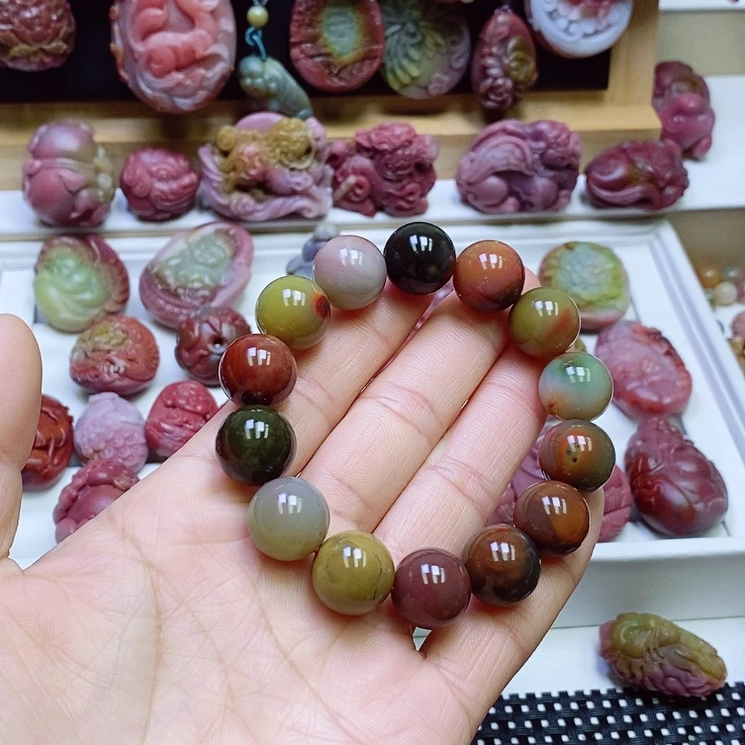 玛瑙/玉髓盐源玛瑙手串未镶嵌