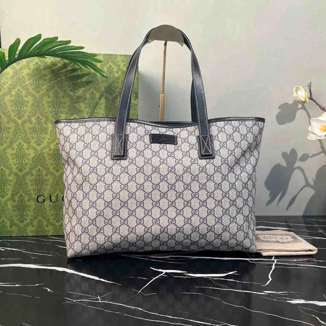 99新 GUCCI/古驰 老花单肩托特包 C835409 2172