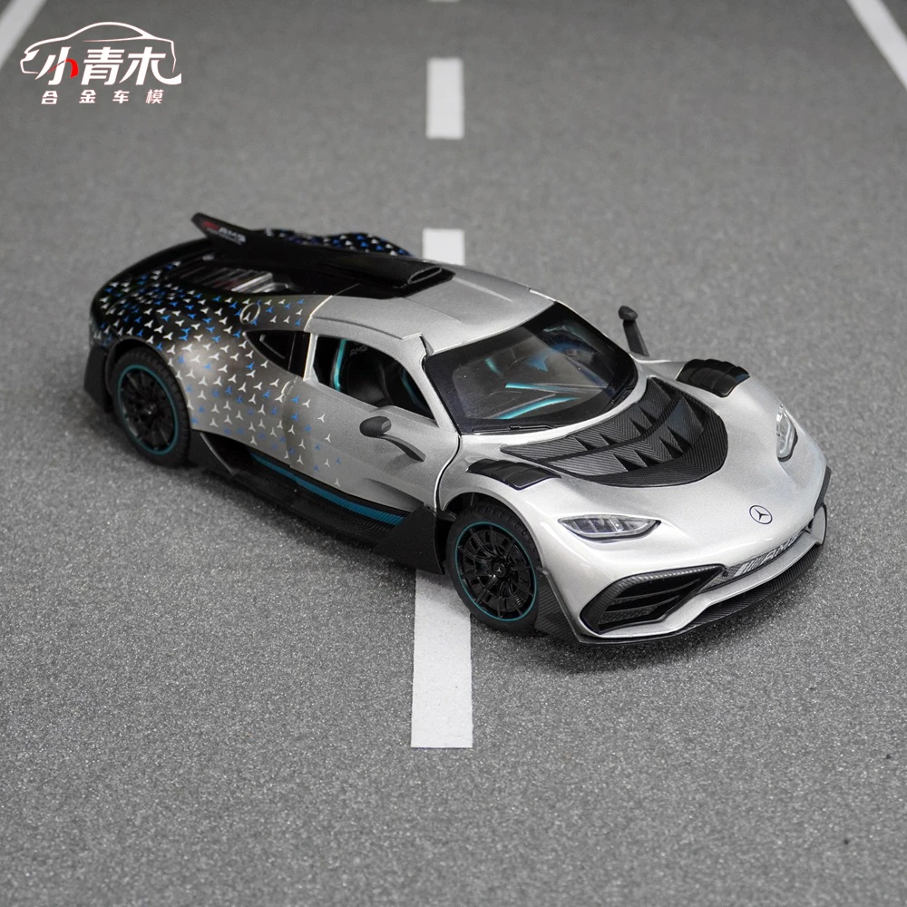 【奔驰ONE】街车版合金车仿真汽车模型儿童声光玩具男士礼物