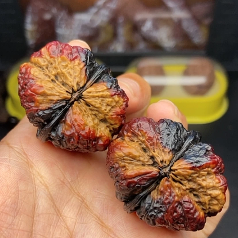 【闪购商品】文玩核桃吊坠39尺七彩蝴蝶蟾