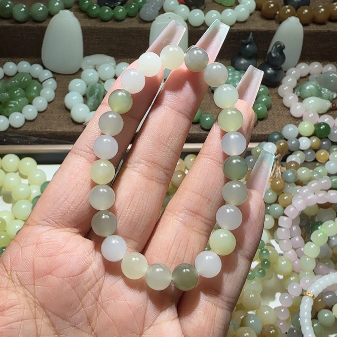 和田玉未镶嵌手链