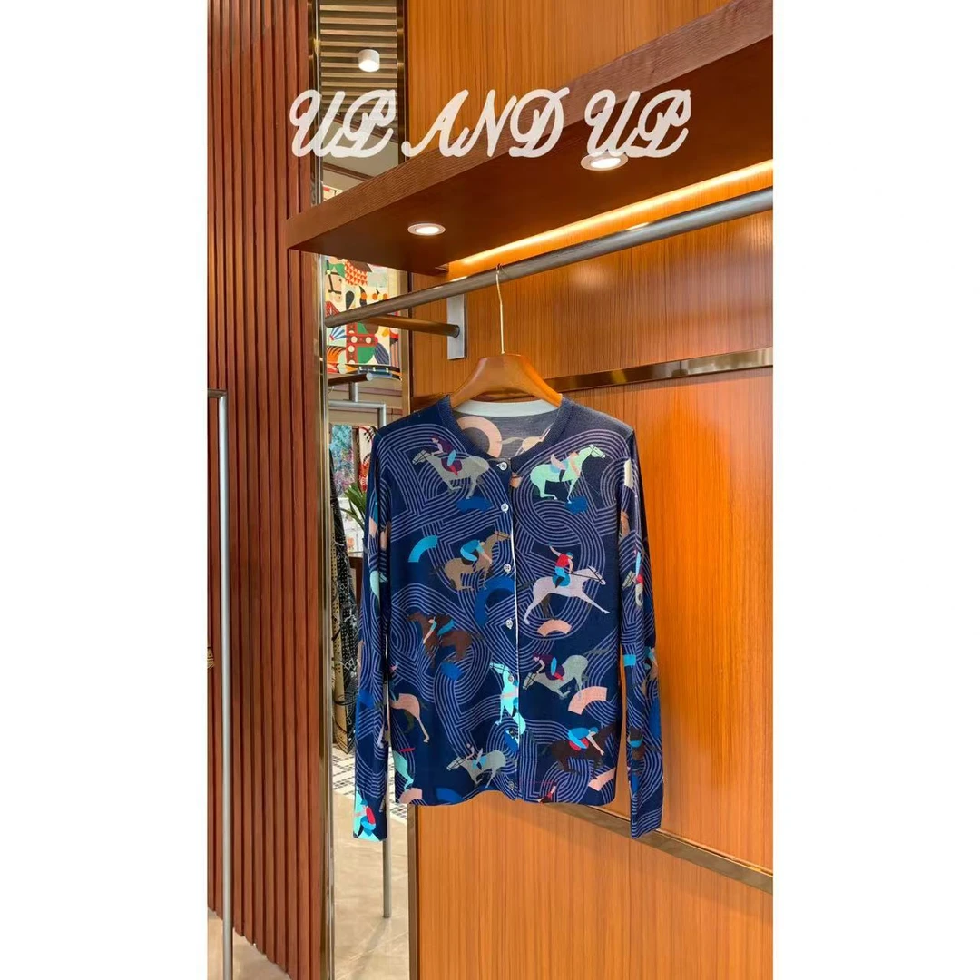 ‘猪鼻子小马’ 轻奢高级单排扣显瘦百搭长袖羊毛