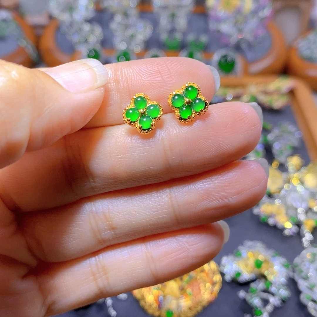 翡翠颈饰银S925镶嵌?****逸天然翡翠