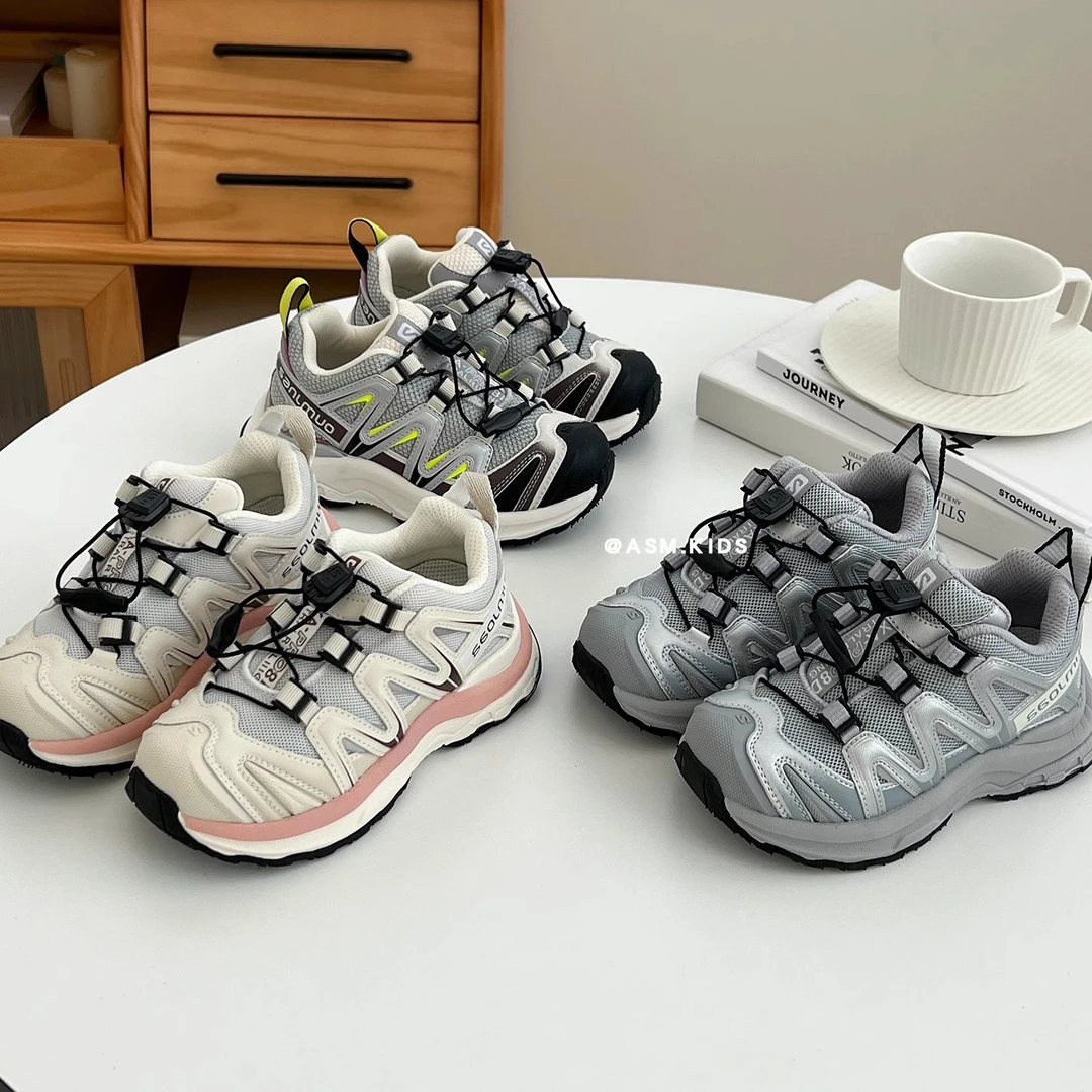 儿童加绒运动鞋2025新款女童轻便老爹鞋男童休闲跑步鞋韩版登山鞋