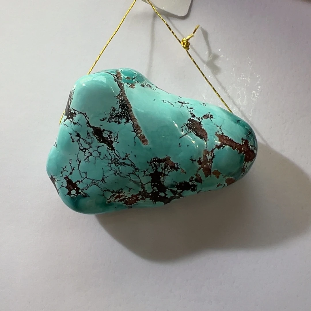 绿松石未镶嵌挂件