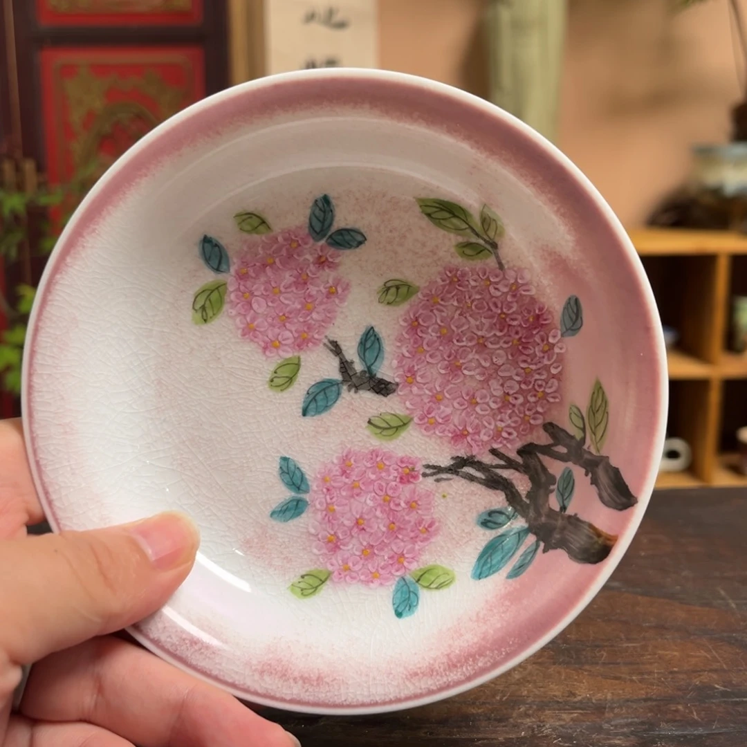 柴烧手工手绘陶瓷