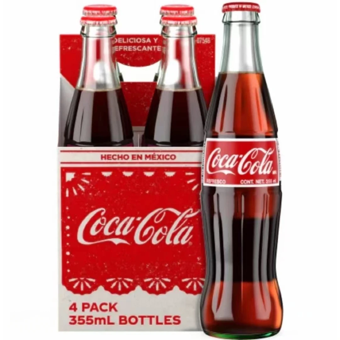 COCA COLA/可口可乐墨西哥进口可乐玻璃瓶355ml/500ml碳酸饮料