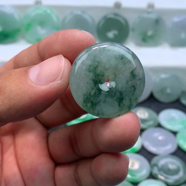 颈饰未镶嵌翡翠缅甸天然A货翡翠29.8-6.1