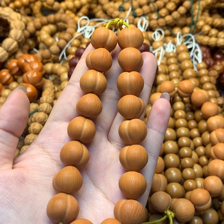 猴头核桃手串安*微瑕屁桃