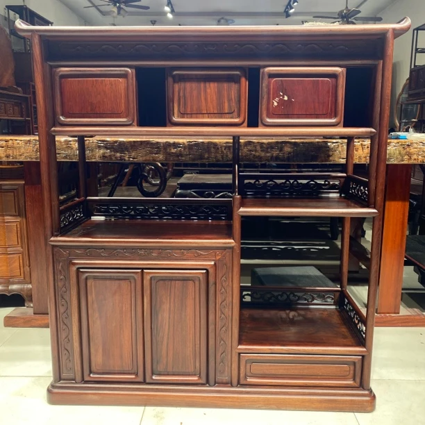 餐边柜中式古典收纳柜组合柜客厅矮柜美式地柜高柜欧式储物柜