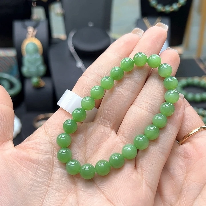 和田玉未镶嵌手链