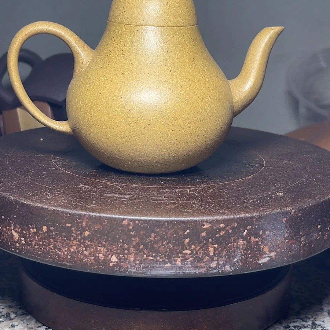 茶壶紫砂微瑕粗砂黄金段思婷