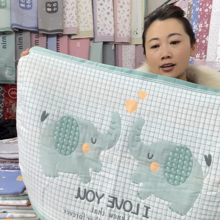 棉特价促销绿色小飞象