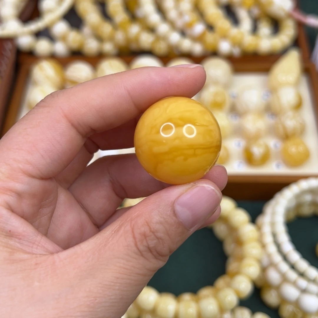 手链琥珀未镶嵌25.1虎皮胶皮料