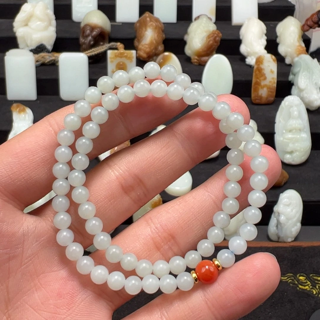 和田玉颈饰未镶嵌