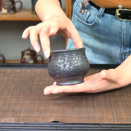 紫砂茶杯高货放漏