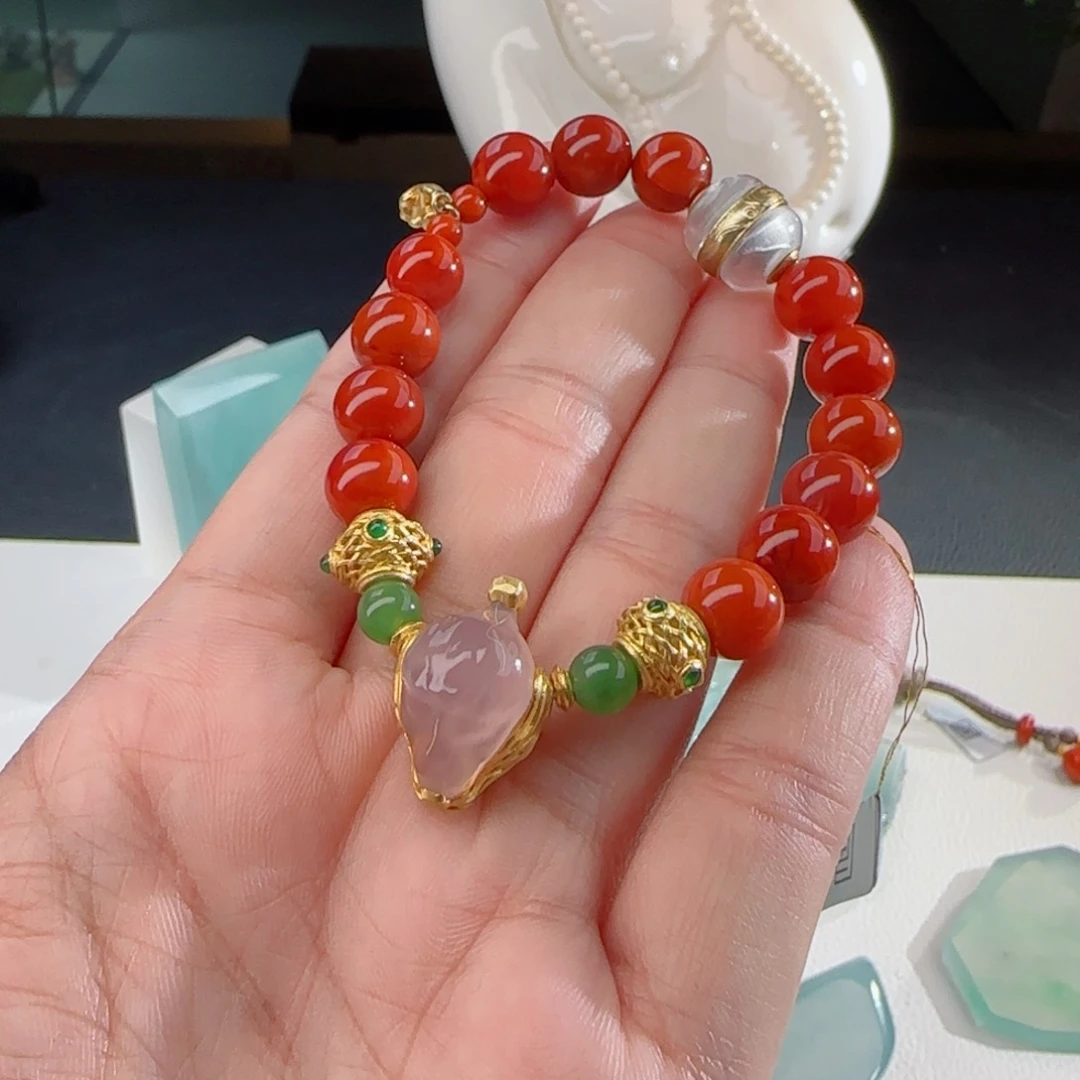 【闪购商品】南红玛瑙手串未镶嵌堯