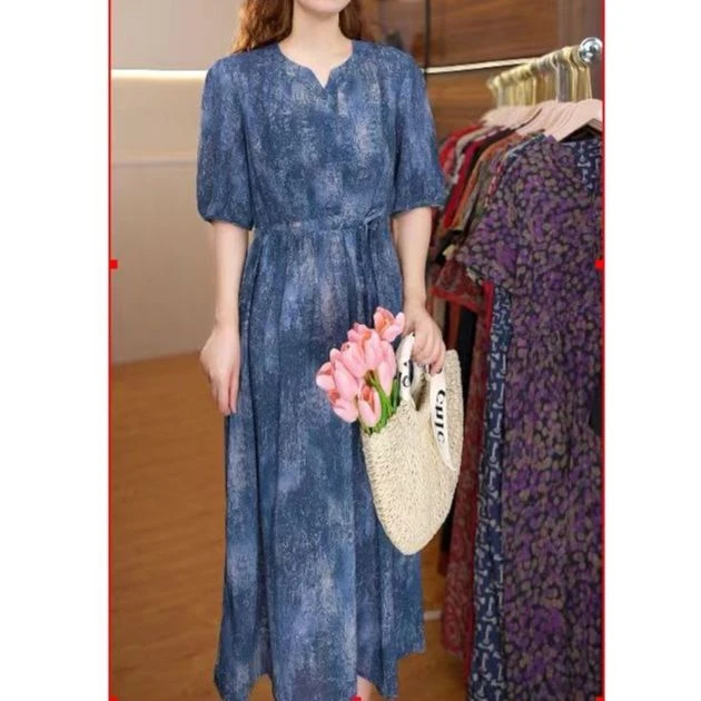 9963-12新款时尚舒适夏季连衣裙
