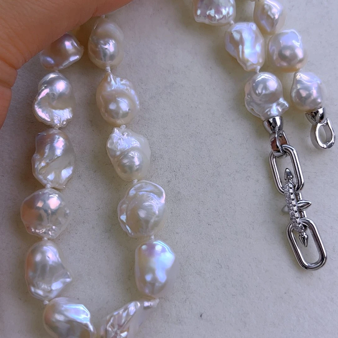 未镶嵌淡水珍珠项链定制761樱*