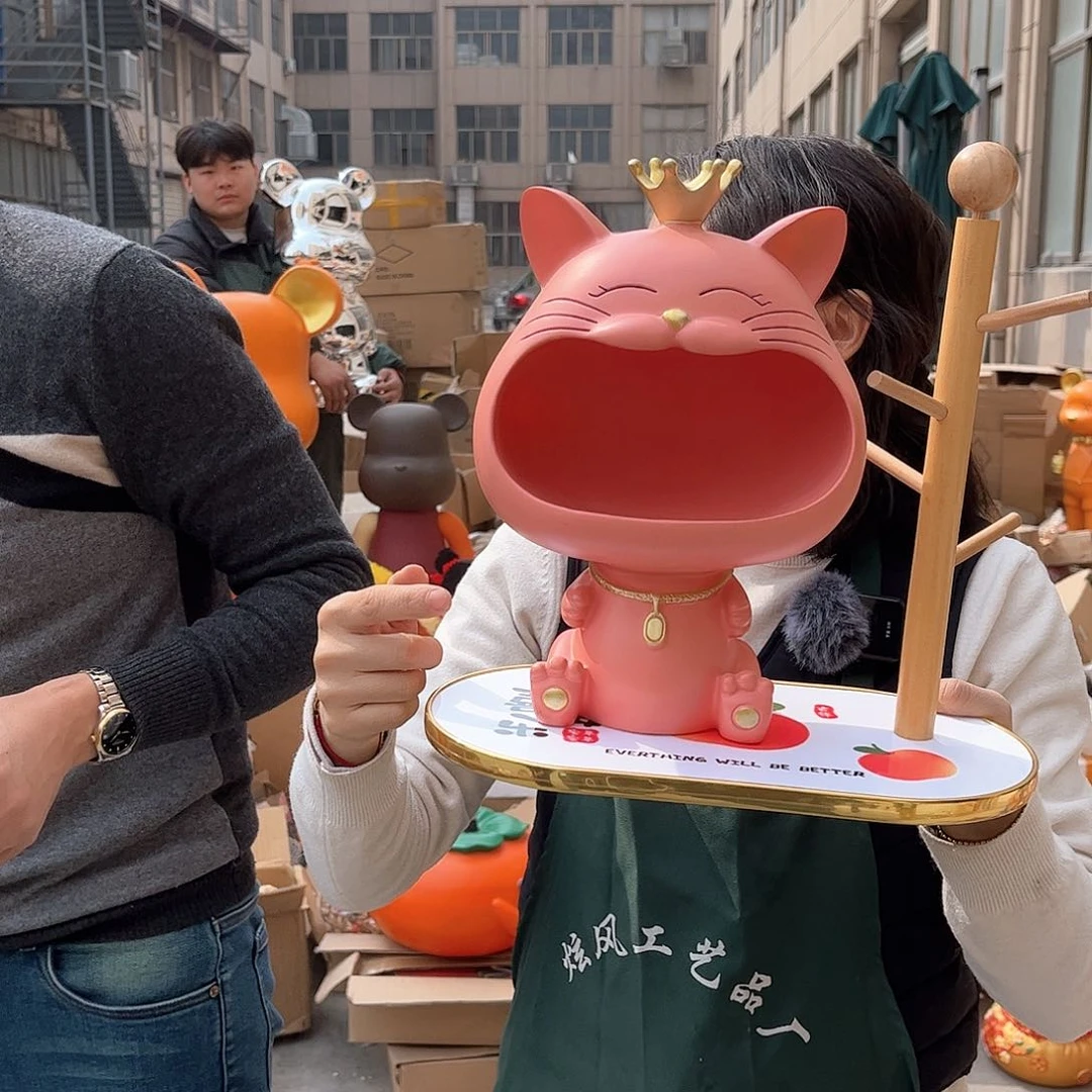 树脂1001粉色一套白支架