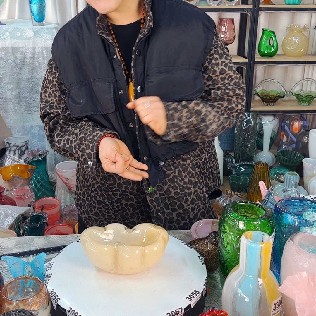 云烛台家悦琉璃工艺品