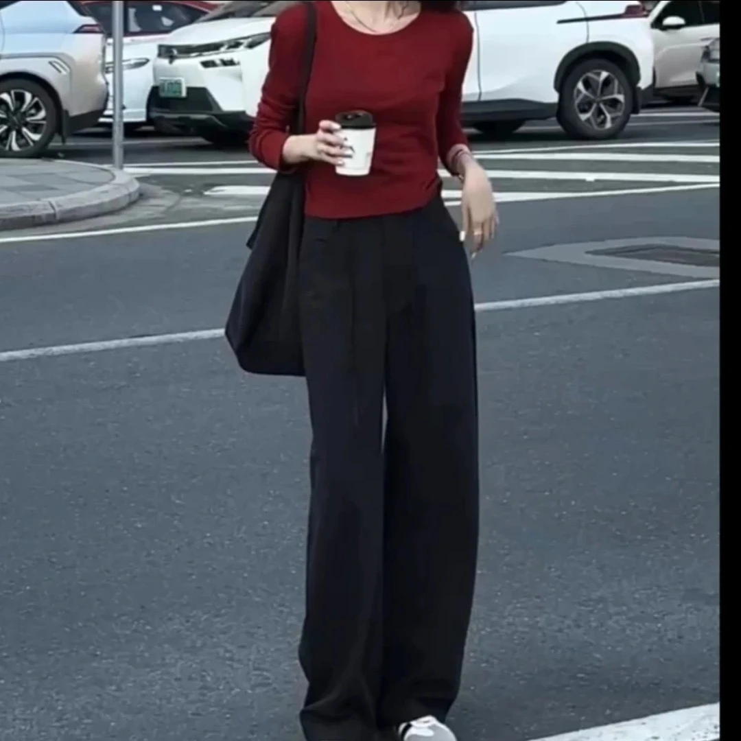 新款气质洋气减龄显瘦休闲纯色女装0038