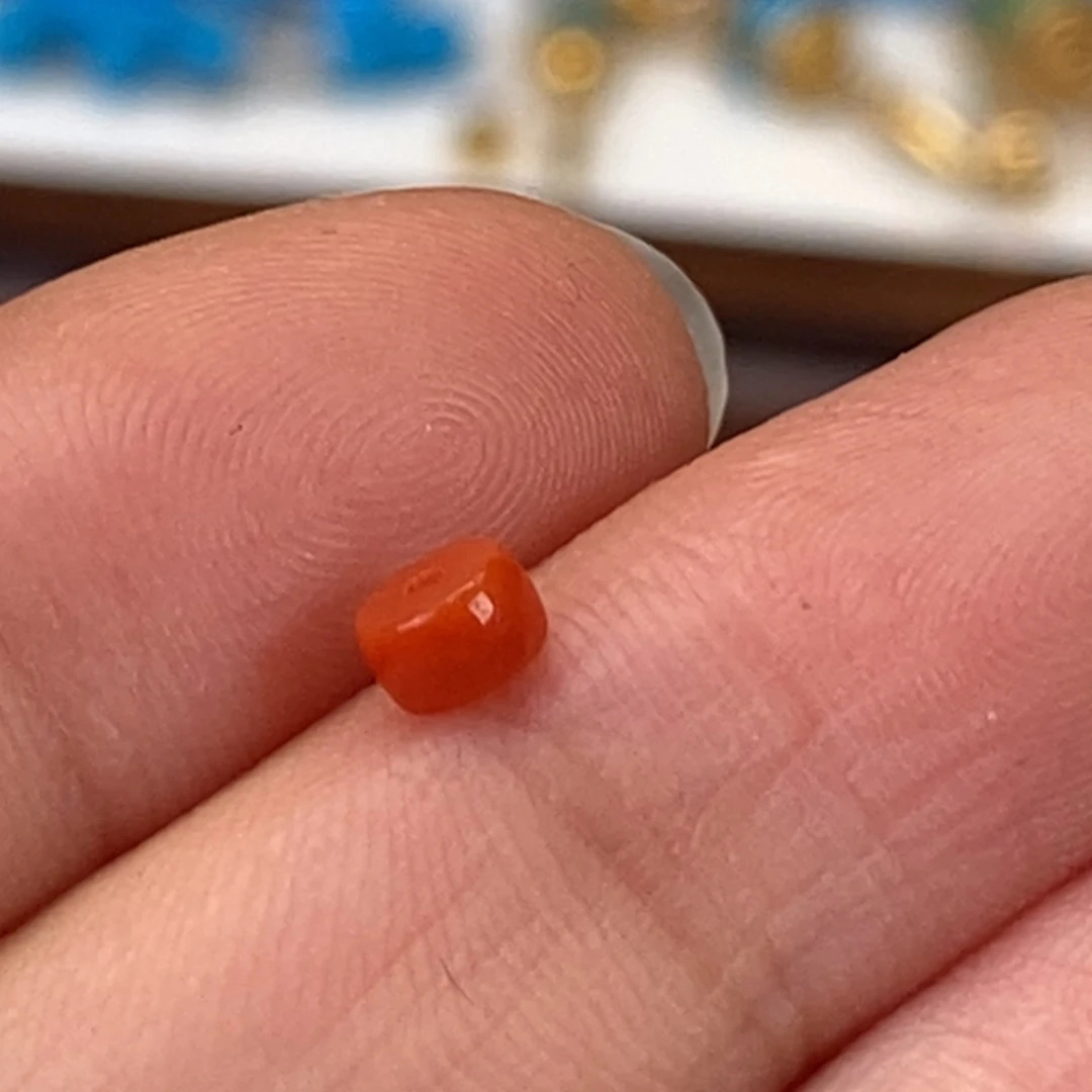 南红玛瑙未镶嵌隔片4mm