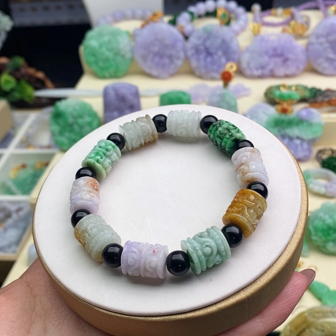 翡翠未镶嵌手串手串