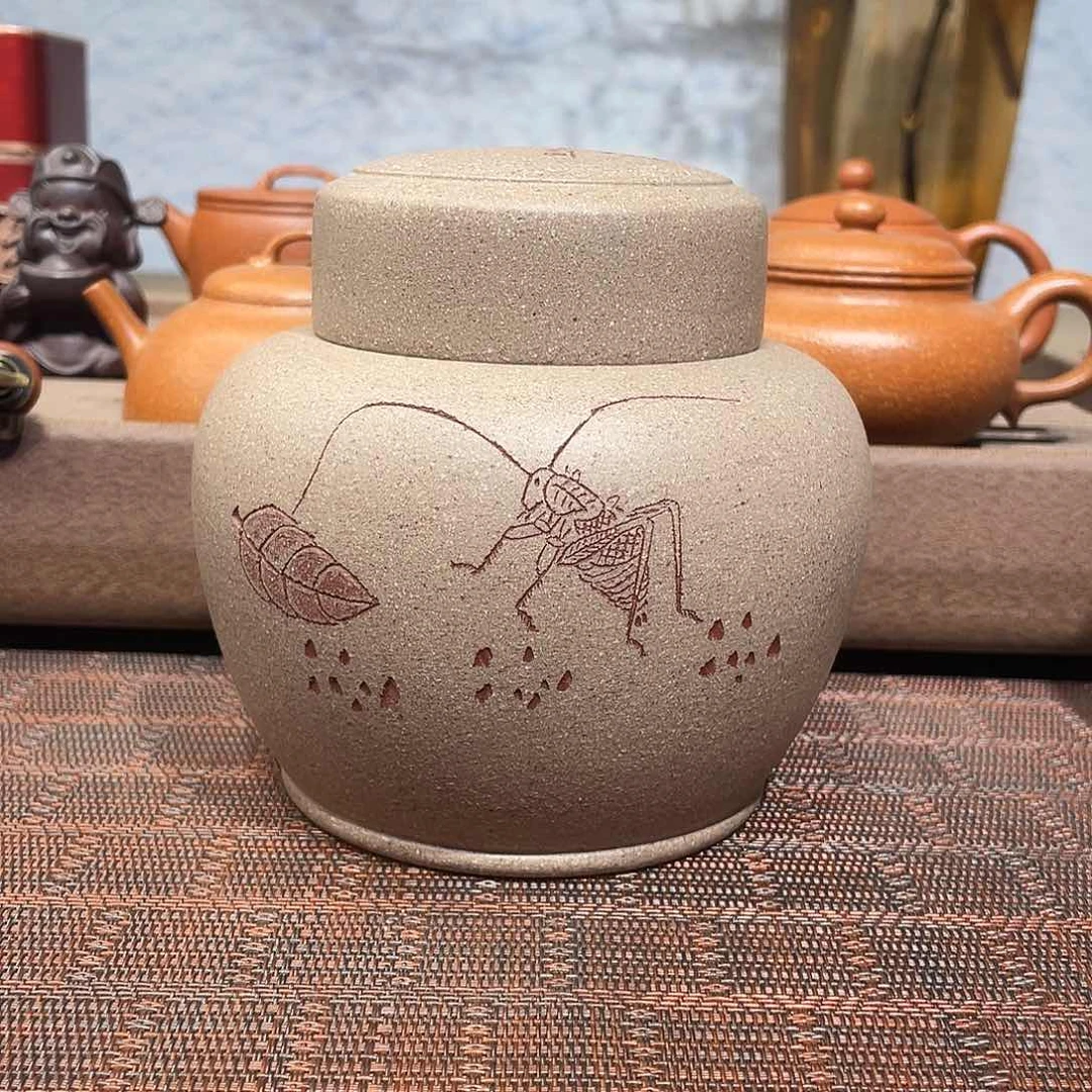 紫砂茶壶檬*紫砂茶叶罐