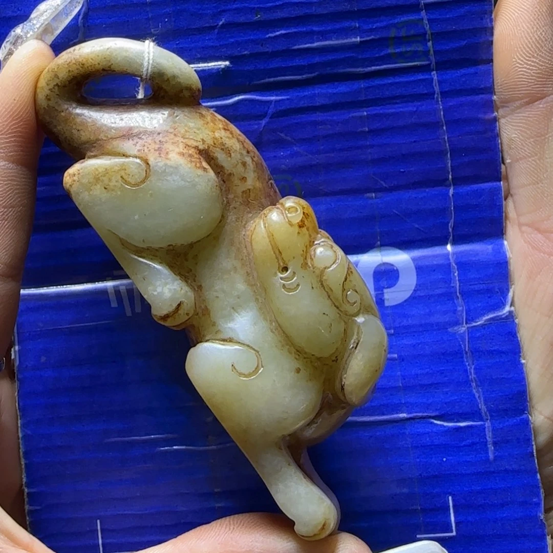 和田玉未镶嵌把件用****9