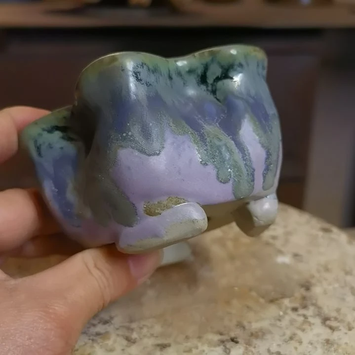 盘手工高温原矿窑变