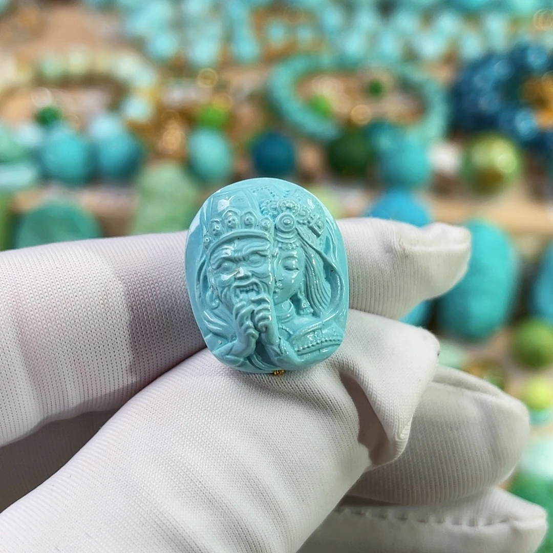 绿松石未镶嵌珠宝奇石