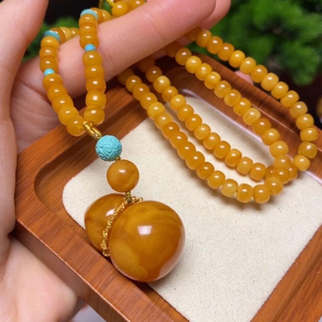 【闪购商品】蜜蜡颈饰未镶嵌项链