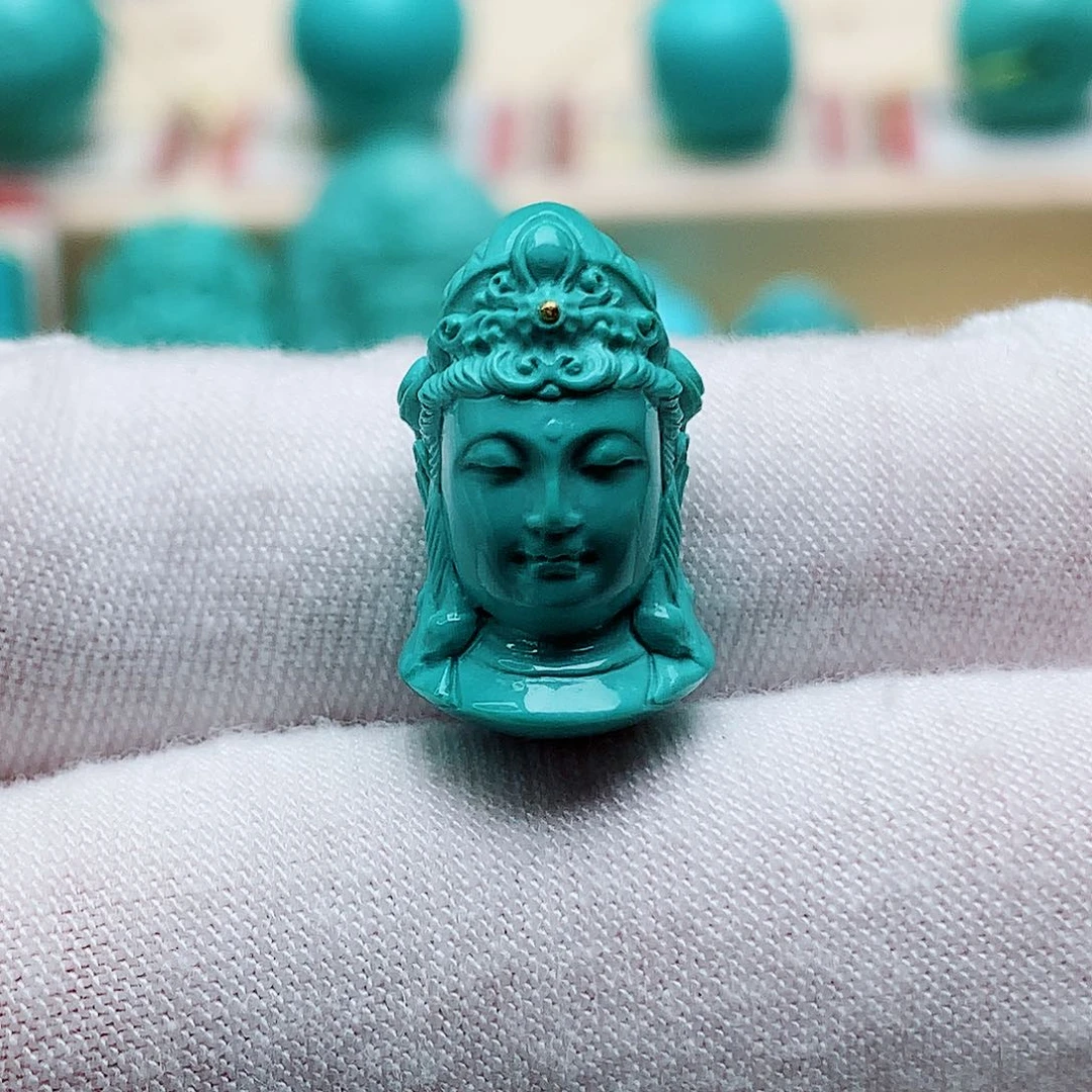 绿松石珠宝奇石未镶嵌