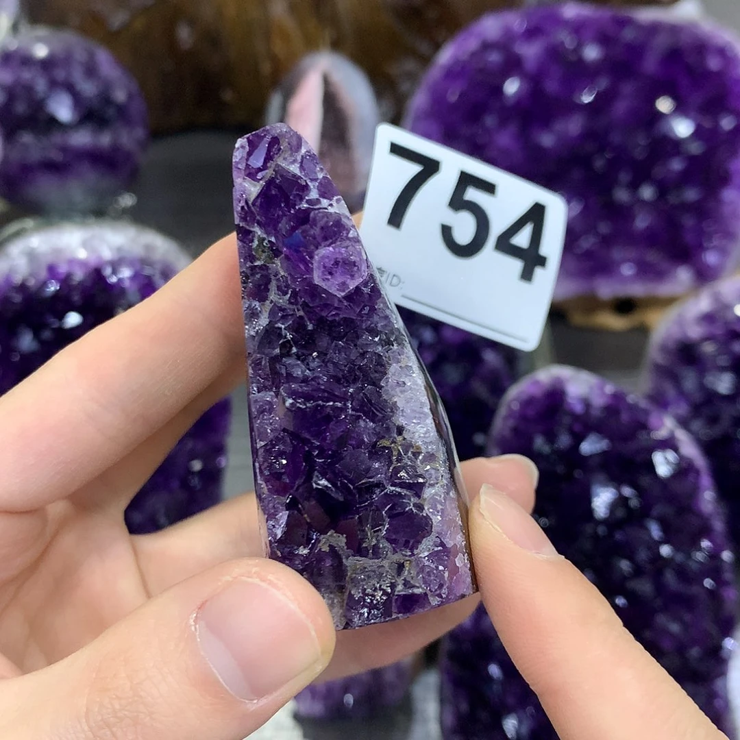 紫晶珠宝半成品未镶嵌754