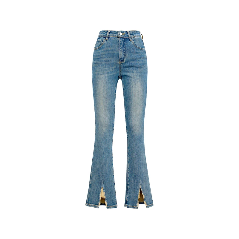 Iammix27【开心专属】牛仔微喇裤M4A7028