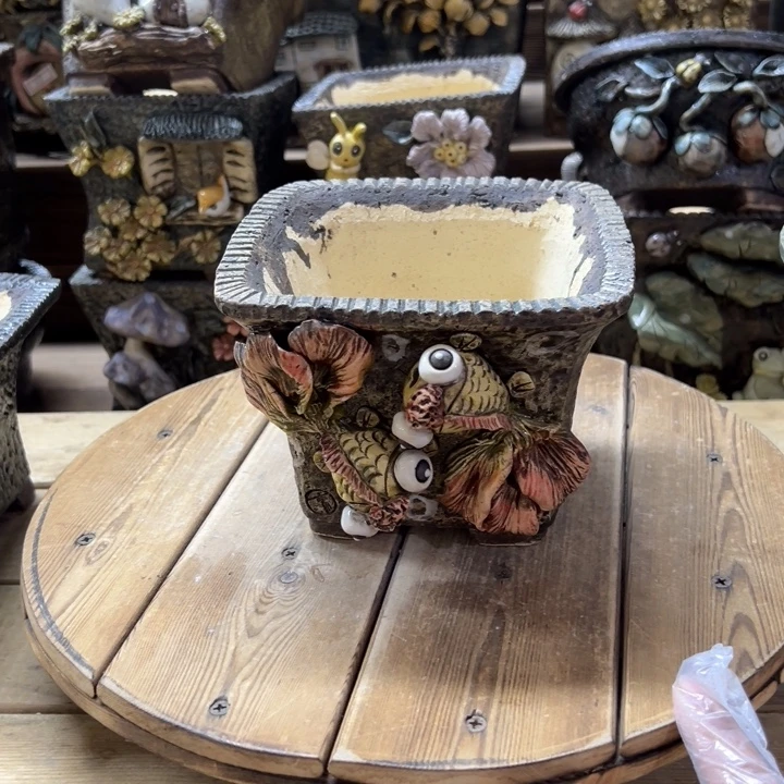 青藤多肉花盆百搭